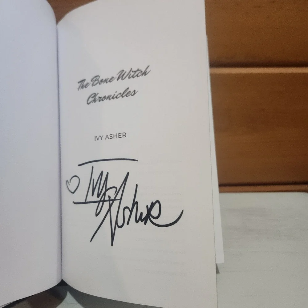 SIGNED The Bone Witch by‎ Ivy Asher Hardcover Preorder Autographed